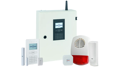 Das <strong>Hybrid-Alarmsystem DAITEM D34</strong>. Ihr Alarmsystem zum Einbruchschutz in Salzhausen und Umgebung.